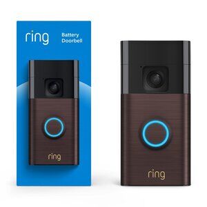 NWB Ring Battery DOORBELL Smart Wifi Video with Head-to-Toe Venetian Bronze